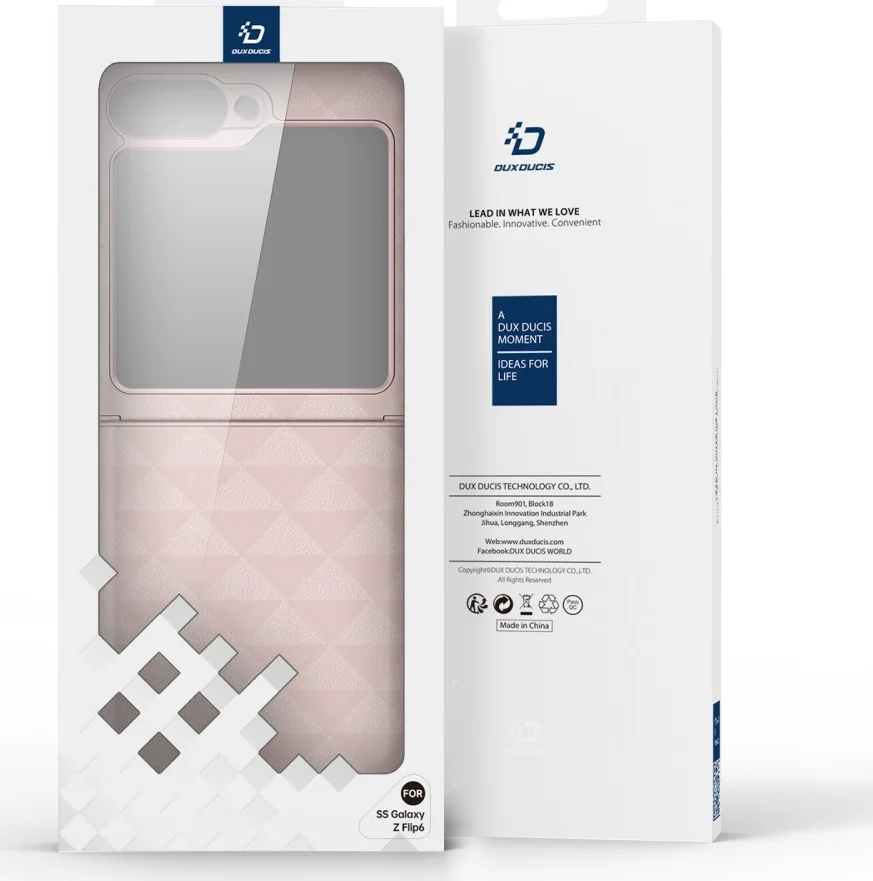 Dux Ducis Fitt Samsung Galaxy Z Flip 6 Hoesje Back Cover Roze afbeelding 12
