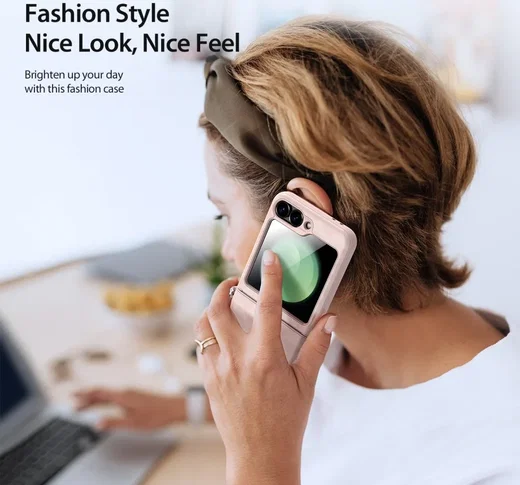Dux Ducis Fitt Samsung Galaxy Z Flip 6 Hoesje Back Cover Roze afbeelding 3