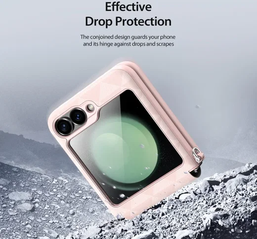 Dux Ducis Fitt Samsung Galaxy Z Flip 6 Hoesje Back Cover Roze afbeelding 4