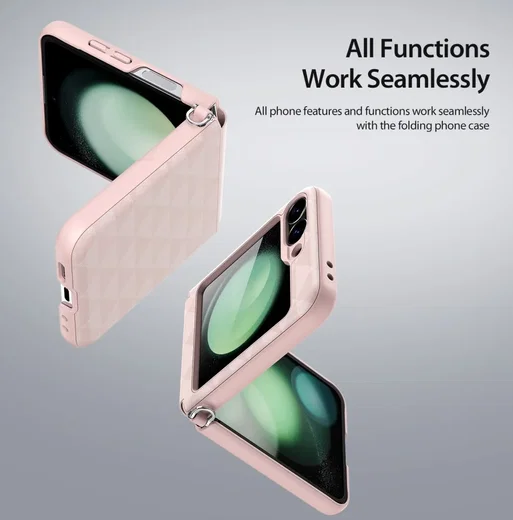 Dux Ducis Fitt Samsung Galaxy Z Flip 6 Hoesje Back Cover Roze afbeelding 5