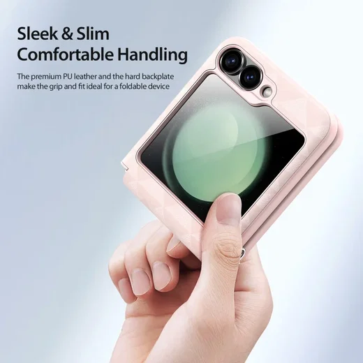 Dux Ducis Fitt Samsung Galaxy Z Flip 6 Hoesje Back Cover Roze afbeelding 6