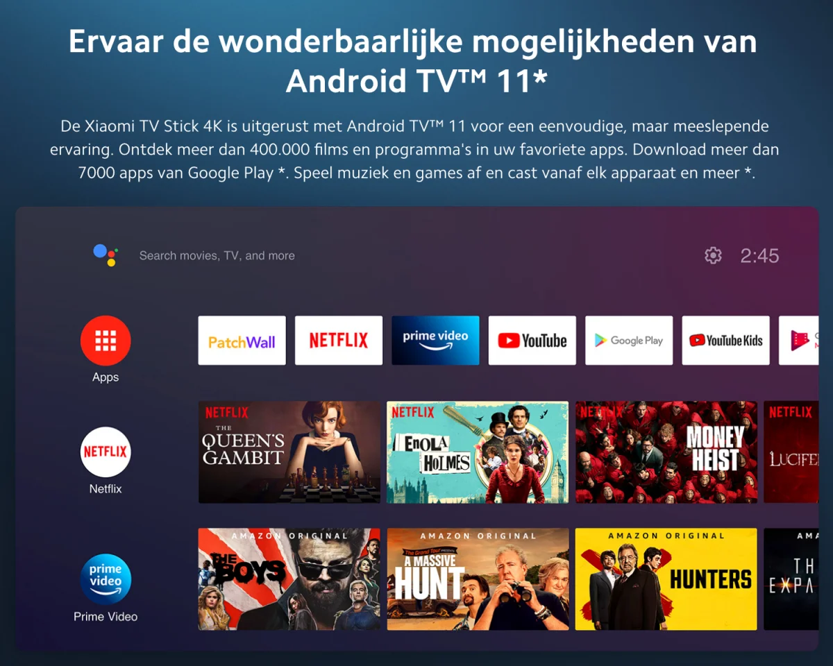 Xiaomi Mi HDMI TV Stick met Google Chromecast en Afstandsbediening Zwart afbeelding 4