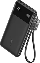Anker (22.5W) 10.000 mAh Powerbank USB-A/USB-C Power Delivery Zwart afbeelding