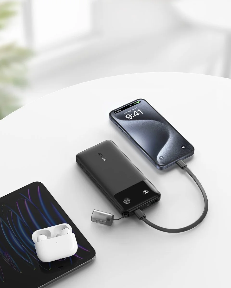 Anker (22.5W) 10.000 mAh Powerbank USB-A/USB-C Power Delivery Zwart afbeelding 4