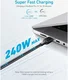 Anker Gevlochten (240W) USB-C naar USB-C Kabel Fast Charge 1.8M Zwart afbeelding 2