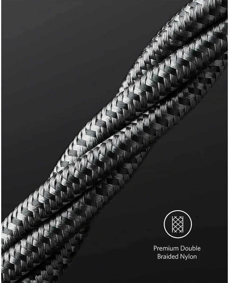 Anker Gevlochten (240W) USB-C naar USB-C Kabel Fast Charge 0.9M Zwart afbeelding 7