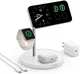 Anker MagGo Qi2 (15W) Draadloze MagSafe Oplader iPhone/AirPods (Pro)/Watch Wit afbeelding 9