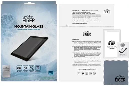 Eiger Microsoft Surface Pro 7 / Pro 6 / Pro 5 Tempered Glass Screen Protector afbeelding 4