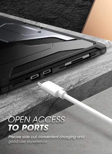 SUPCASE UB Pro Microsoft Surface Pro 8 Hoes Back Cover Zwart afbeelding 5