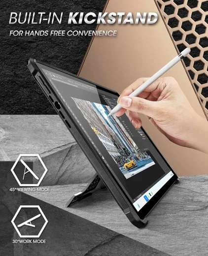 SUPCASE UB Pro Microsoft Surface Pro 8 Hoes Back Cover Zwart afbeelding 6