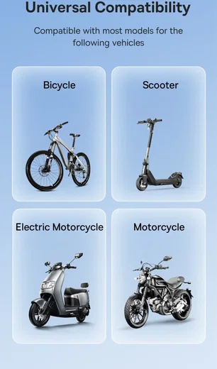 Baseus PrimeTrip Telefoonhouder Fiets Stick-on met Kickstand Ring Type Zwart afbeelding 9