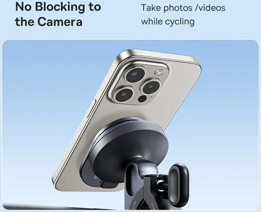 Baseus PrimeTrip Telefoonhouder Fiets Stick-on met Kickstand Ring Type Zwart afbeelding 12