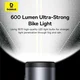 Baseus PrimeTrip Telefoonhouder Fiets Kickstand Ring met Lamp Zwart afbeelding 3