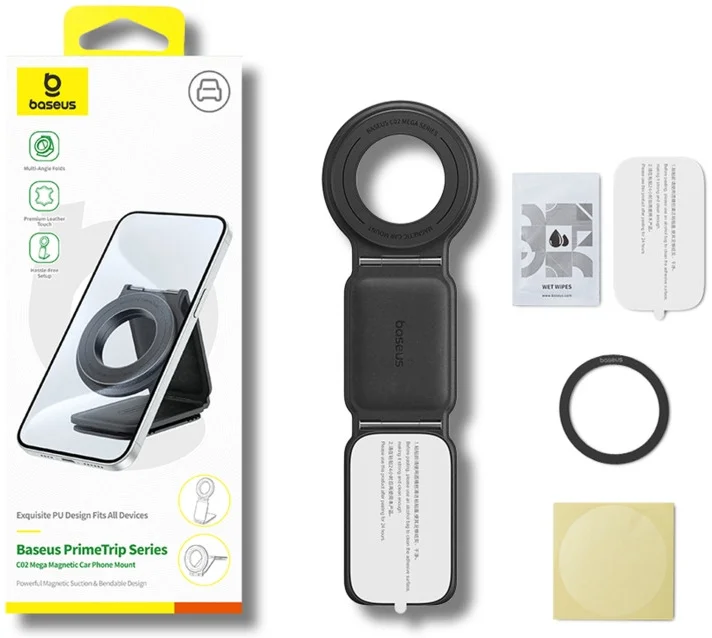 Baseus C02 PrimeTrip MagSafe Dashboard Telefoonhouder Auto Grijs afbeelding 12