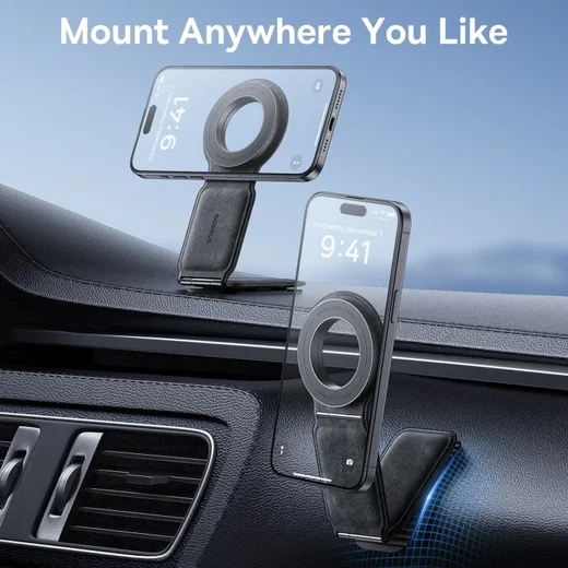 Baseus C02 PrimeTrip MagSafe Dashboard Telefoonhouder Auto Grijs afbeelding 3