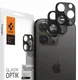 Spigen Optik iPhone 15 Pro (Max) / 14 Pro (Max) Camera Protector Zwart 2-Pack afbeelding 1