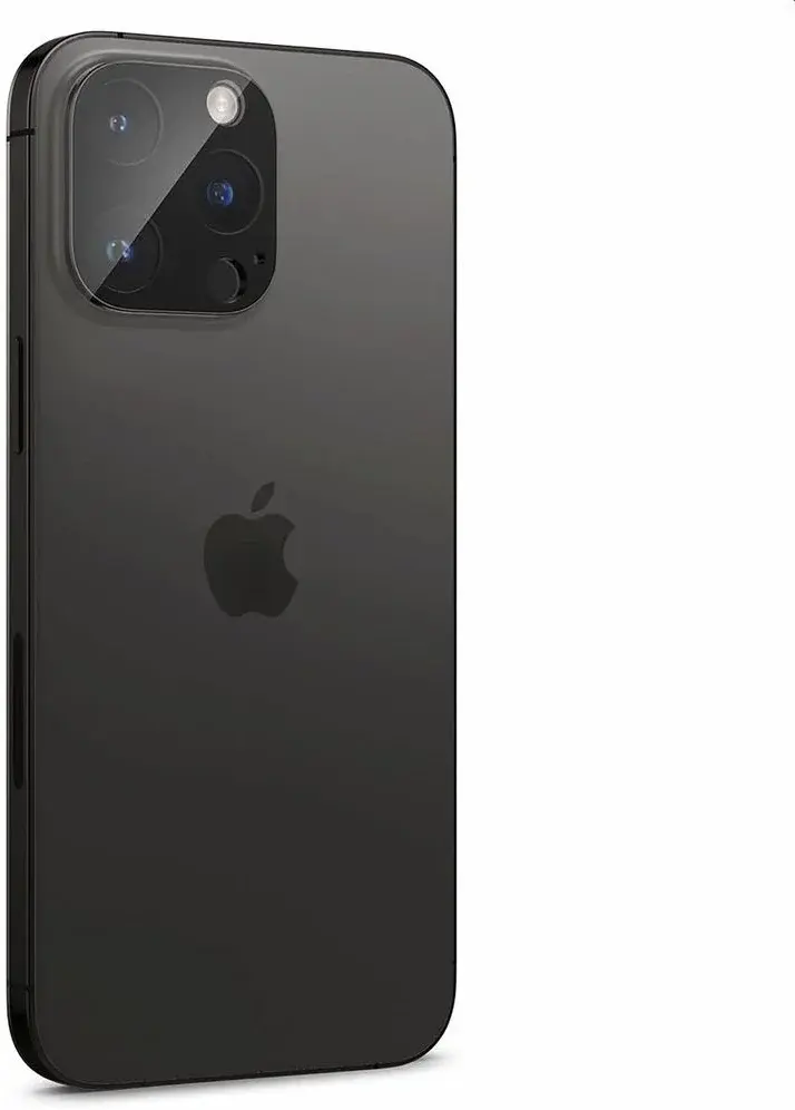 Spigen Optik iPhone 15 Pro (Max) / 14 Pro (Max) Camera Protector Zwart 2-Pack afbeelding 10