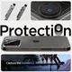 Spigen Optik iPhone 15 Pro (Max) / 14 Pro (Max) Camera Protector Zwart 2-Pack afbeelding 5