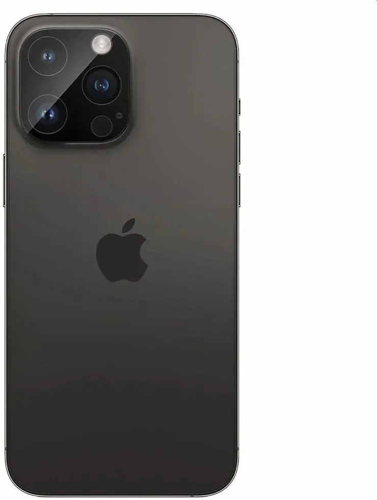 Spigen Optik iPhone 15 Pro (Max) / 14 Pro (Max) Camera Protector Zwart 2-Pack afbeelding 9