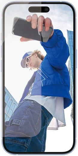 PanzerGlass Classic Fit Apple iPhone 16 / 15 Screen Protector Tempered Glass afbeelding 2