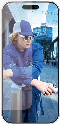 PanzerGlass Classic Fit Apple iPhone 16 Pro Screen Protector Tempered Glass afbeelding 2