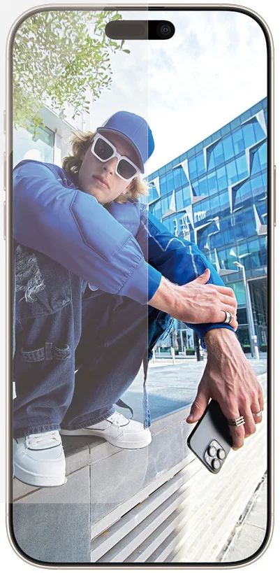 PanzerGlass Classic Fit Apple iPhone 16 Pro Max Screen Protector Tempered Glass afbeelding 2