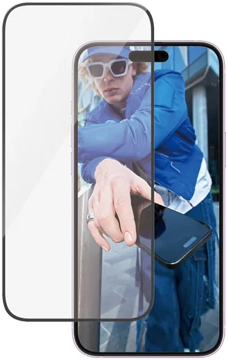 PanzerGlass Ultra-Wide iPhone 16 Plus / 15 Plus Screen Protector Tempered Glass afbeelding 2
