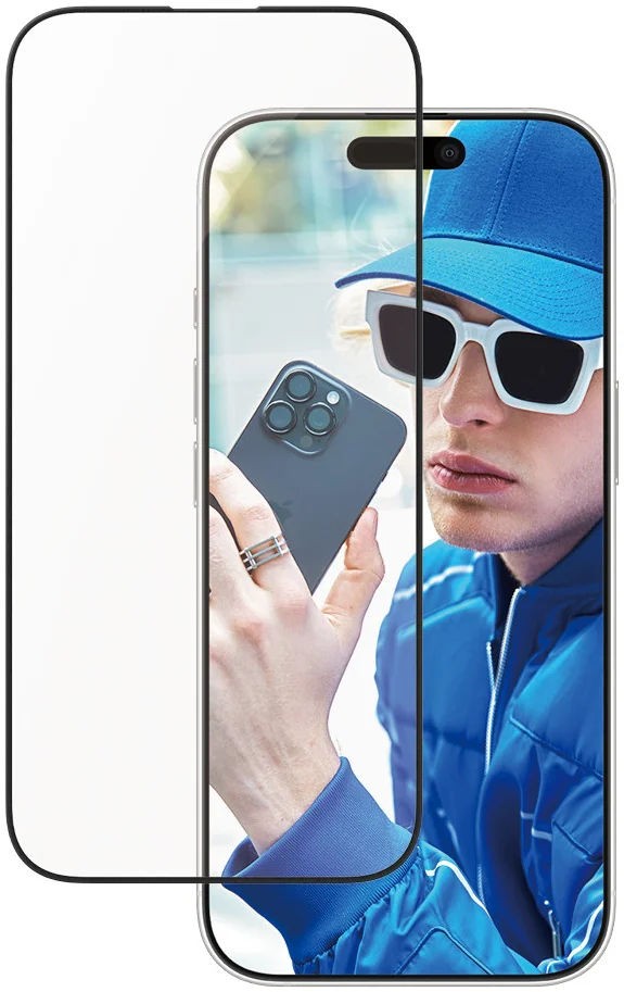 PanzerGlass Aluminium Frame Ultra-Wide Fit iPhone 16 Pro Screen Protector afbeelding 2