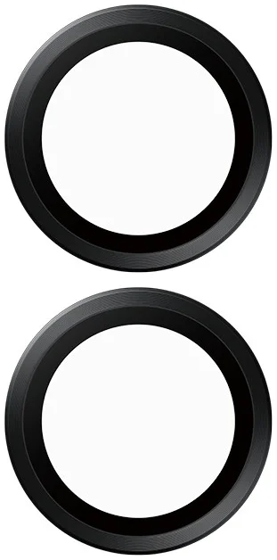 PanzerGlass Hoops Rings Apple iPhone 16 / 16 Plus Camera Lens Protector Zwart afbeelding 3