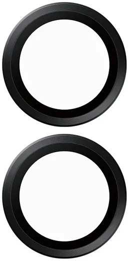 PanzerGlass Hoops Rings Apple iPhone 16 / 16 Plus Camera Lens Protector Zwart afbeelding 3