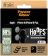 PanzerGlass Hoops Rings Apple iPhone 16 / 16 Plus Camera Lens Protector Zwart afbeelding 4