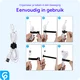 10 Pack Herbruikbare Kabelbinders Klittenband Kabels Opbergen Zwart afbeelding 6