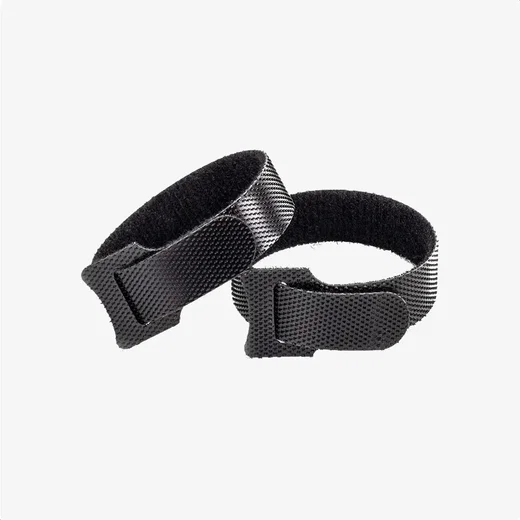 10 Pack Herbruikbare Kabelbinders Klittenband Kabels Opbergen Zwart afbeelding 8