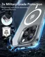 ESR Classic Hybrid Apple iPhone 16 Pro Max Hoesje MagSafe Frosted Transparant afbeelding 2