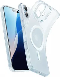ESR Zero Clear HaloLock Apple iPhone 16 Hoesje MagSafe Frosted Blauw afbeelding