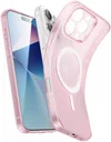 ESR Zero Clear HaloLock Apple iPhone 16 Pro Hoesje MagSafe Frosted Roze