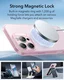 ESR Zero Clear HaloLock Apple iPhone 16 Pro Hoesje MagSafe Frosted Roze afbeelding 3