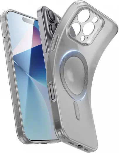 ESR Zero Clear HaloLock Apple iPhone 16 Pro Hoesje MagSafe Frosted Grijs afbeelding 1