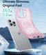 ESR Zero Clear HaloLock Apple iPhone 16 Pro Max Hoesje MagSafe Frosted Roze afbeelding 2