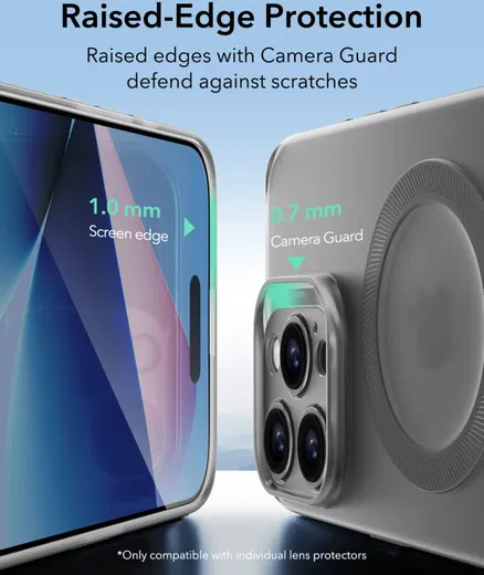 ESR Zero Clear HaloLock Apple iPhone 16 Pro Max Hoesje MagSafe Frosted Grijs afbeelding 6