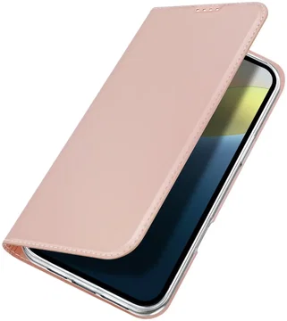 Dux Ducis Skin Pro Apple iPhone 16 Hoesje Portemonnee Roze