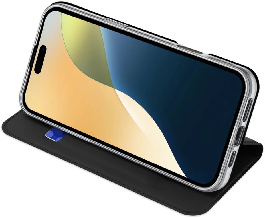 Dux Ducis Skin Pro Apple iPhone 16 Plus Hoesje Portemonnee Zwart afbeelding 5