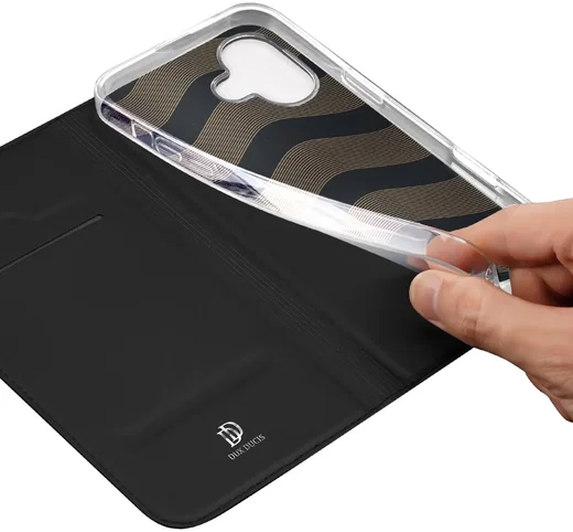 Dux Ducis Skin Pro Apple iPhone 16 Plus Hoesje Portemonnee Zwart afbeelding 8