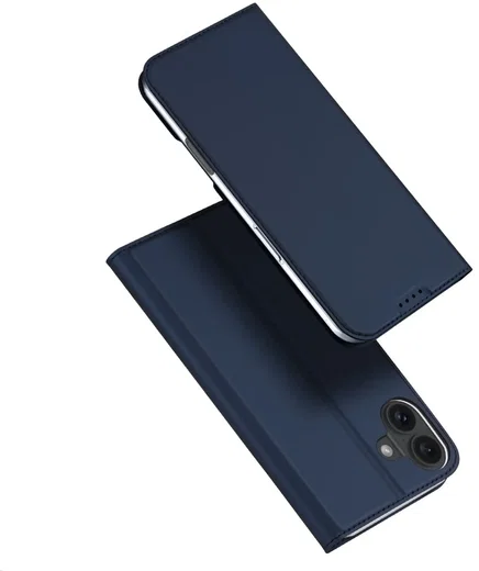 Dux Ducis Skin Pro Apple iPhone 16 Plus Hoesje Portemonnee Blauw afbeelding 4