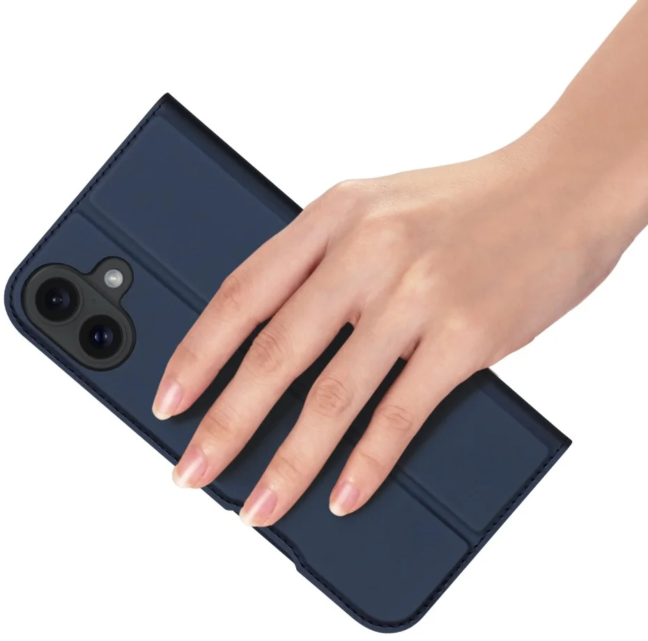 Dux Ducis Skin Pro Apple iPhone 16 Plus Hoesje Portemonnee Blauw afbeelding 7