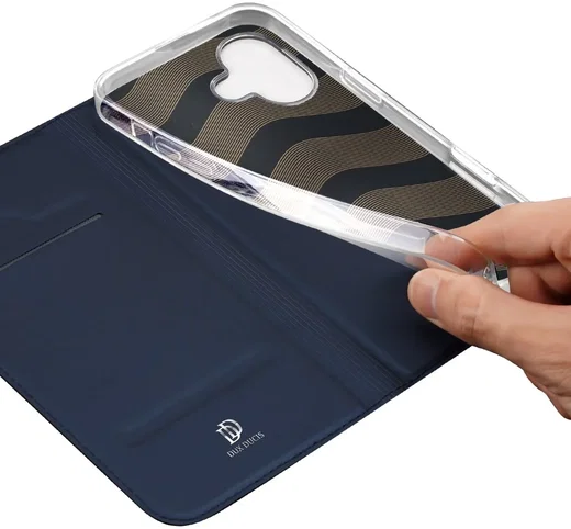 Dux Ducis Skin Pro Apple iPhone 16 Plus Hoesje Portemonnee Blauw afbeelding 8