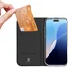 Dux Ducis Skin Pro Apple iPhone 16 Pro Hoesje Portemonnee Zwart afbeelding 2