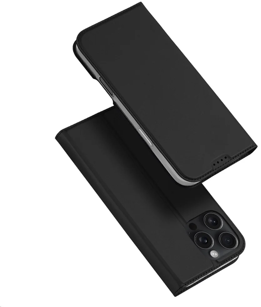 Dux Ducis Skin Pro Apple iPhone 16 Pro Hoesje Portemonnee Zwart afbeelding 4