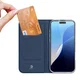 Dux Ducis Skin Pro Apple iPhone 16 Pro Hoesje Portemonnee Blauw afbeelding 2