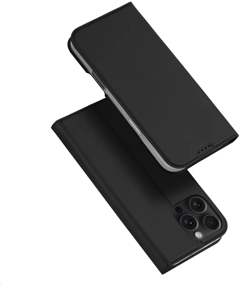 Dux Ducis Skin Pro Apple iPhone 16 Pro Max Hoesje Portemonnee Zwart afbeelding 4